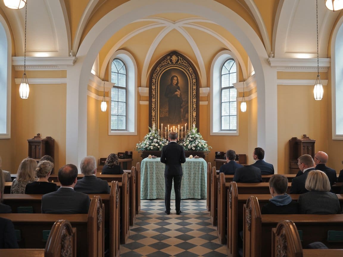 Private funeral service