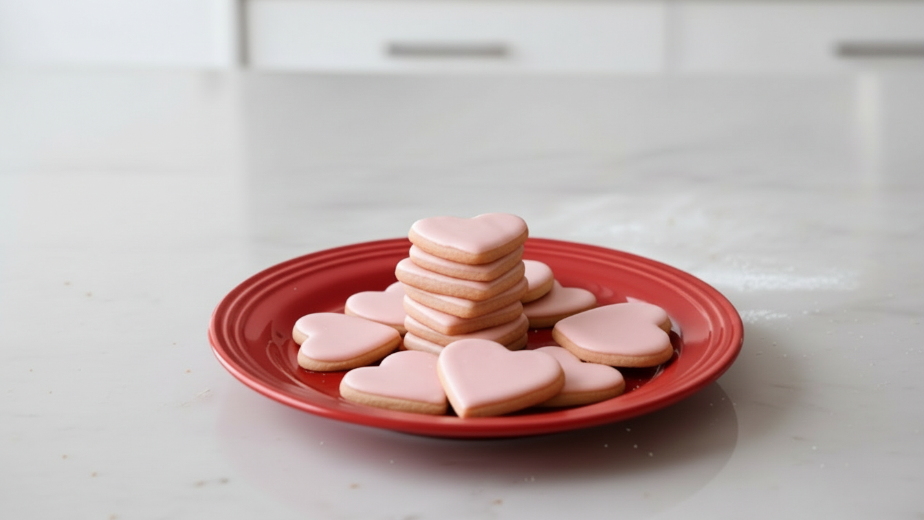 mini heart shaped cookies