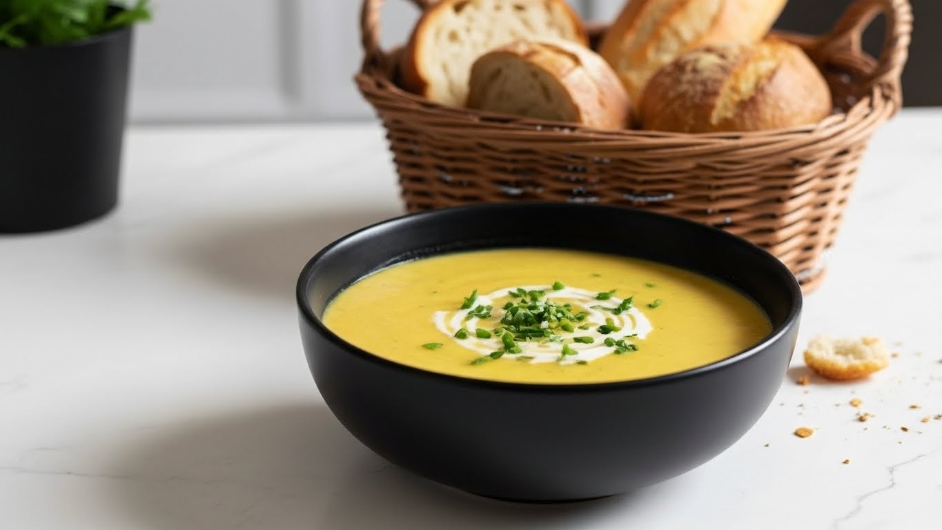 Curried Parsnip and Apple Soup