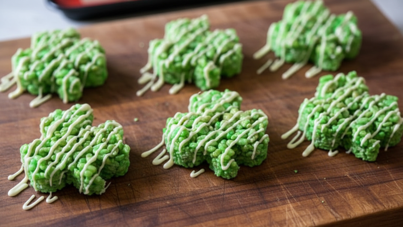 Shamrock Green Rice Krispie