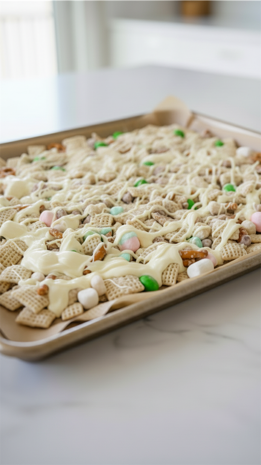 leprechaun bait on a baking tray