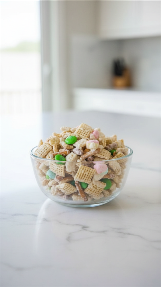 dry ingredients in a glass bowl