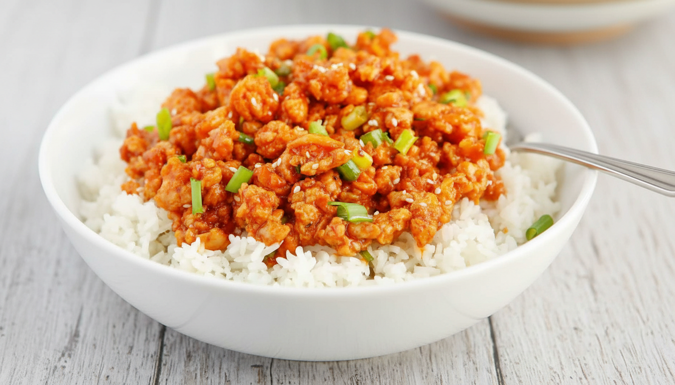 orange ground chicken recipe idea