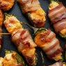 Bacon Wrapped Jalapeño Poppers