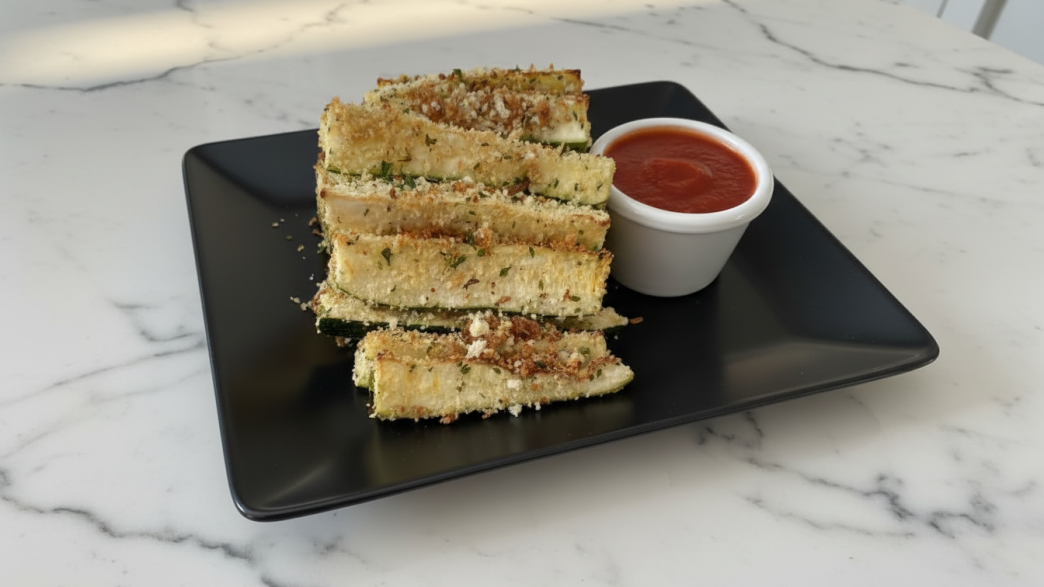 Crispy Zucchini Wedges