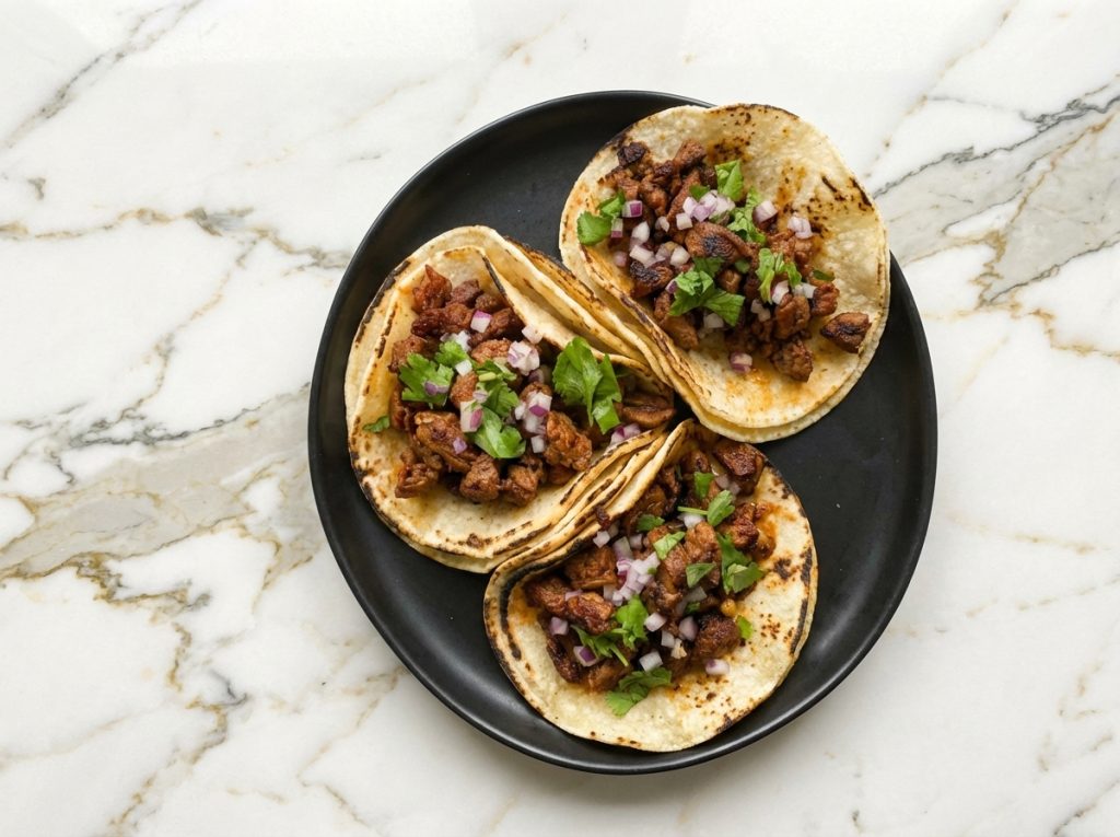 Traditional Steak Mexican Street Tacos