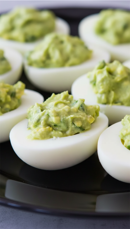 Avocado Deviled Eggs