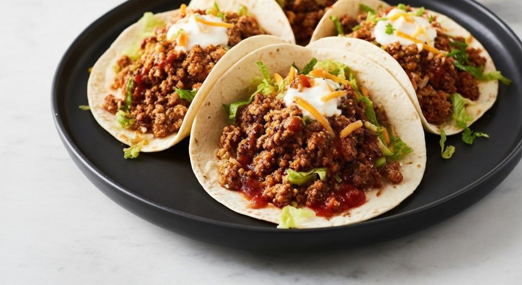 ground chicken tacos