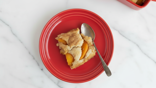 3 ingredient peach cobbler recipe