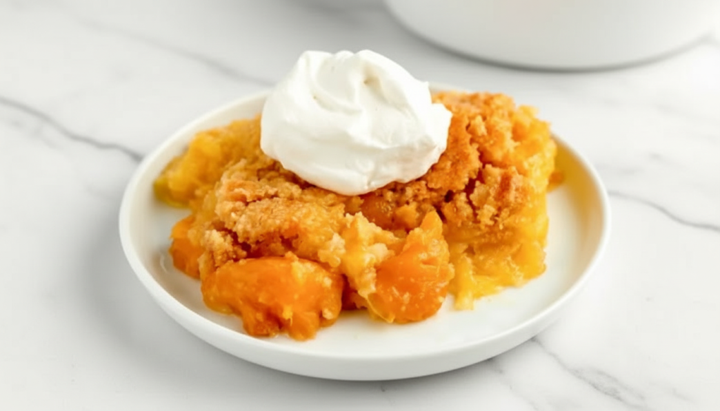 Peach Dump Cake recipe