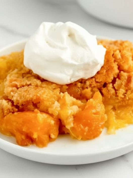 Peach Dump Cake recipe