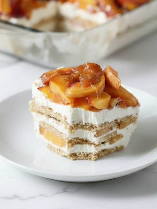 peach icebox cake recipe
