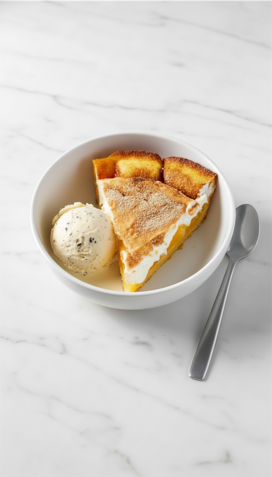 Peaches & Cream Pie made