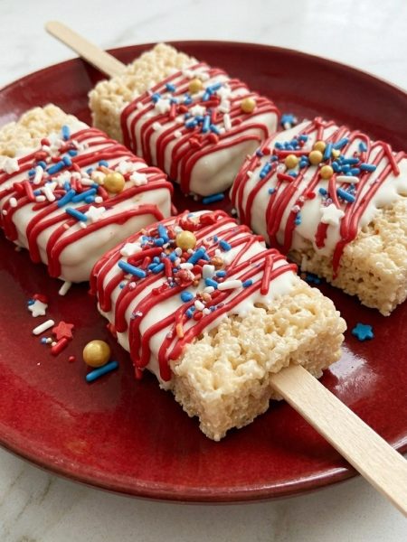 rice krispie pops close up
