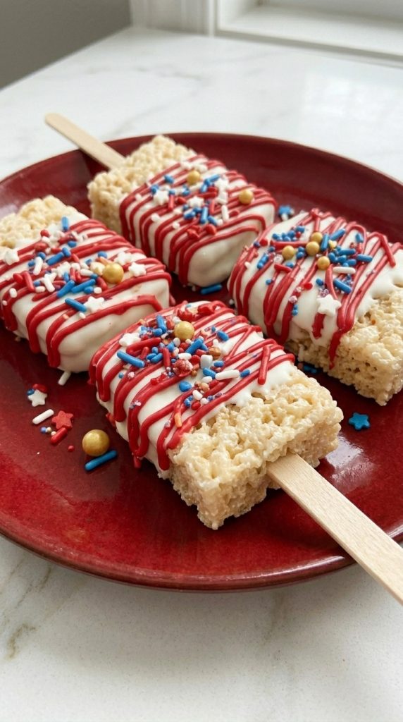 rice krispie pops close up