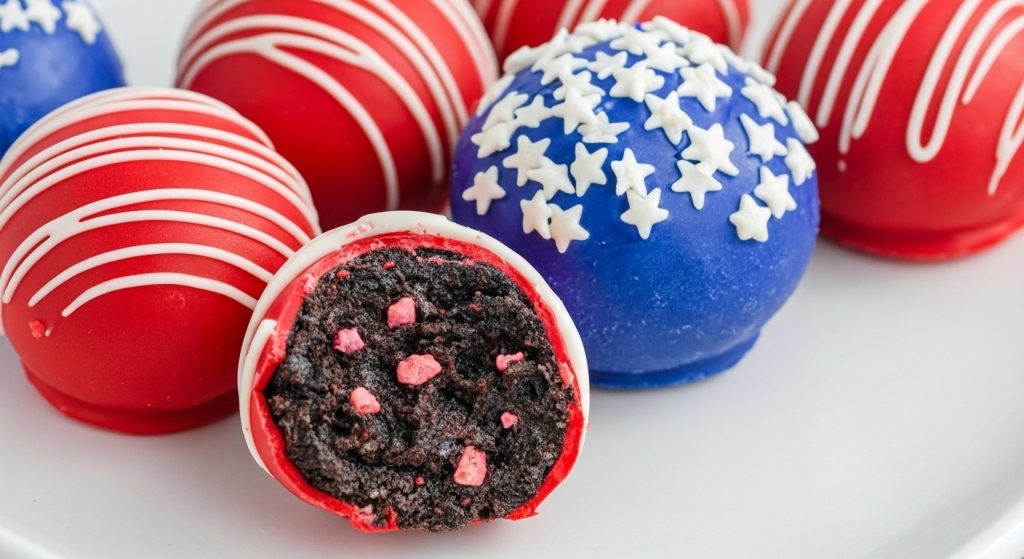 firecracker oreo truffles