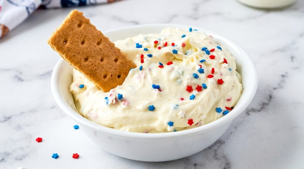 patriotic cheesecake dip recipe
