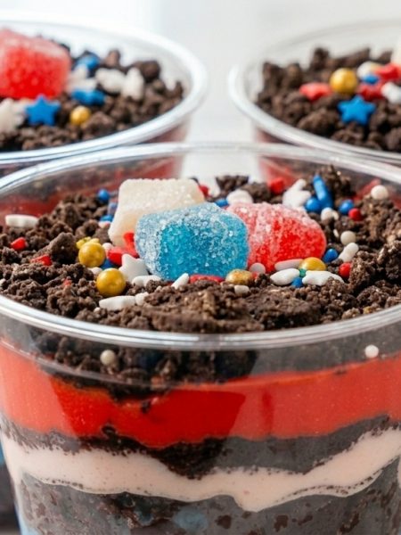 patriotic dirt cups recipe