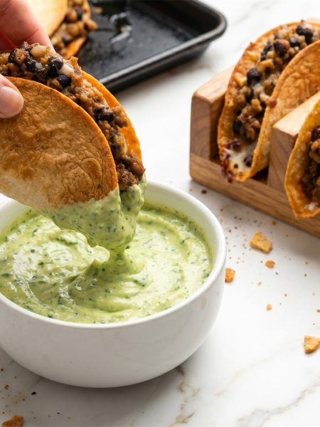 turkey and black bean taco